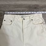 ZARA The Petit Women Off White Tapered High Rise Relaxed Fit Boho Jeans Size 6 Photo 9