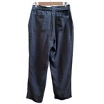 Democracy  Gray High Rise Tie Waist Ankle Cuffed 24.5 Inch Inseam Pant Size 8 Photo 2