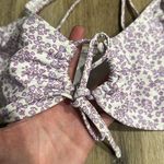 Floral Purple Bikini Top Photo 1