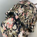 ST. ROCHE Floral Hatfield Top in Belladonna Print Organic Cotton Size 0 $285 Black Photo 9