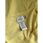 Calvin Klein  Semi Sheer Pastel Yellow Long Sleeve T-Shirt Women’s Size XL Photo 4