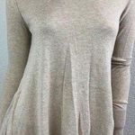 Wearing Your Heart on Your Sleeve Sweater S Brown Cotton Pullover Flare Thin Photo 0