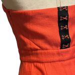 Urban Outfitters  Cooperative Strapless Coral Dress Back‎ Clasp Detail Side Zip 4 Photo 9