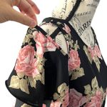 Fortune + Ivy MEDIUM Anwe Cold Shoulder Top - Stitch Fix Floral Chiffon Blouse Photo 11