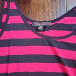 BarbiePink and black striped maxi dress by fever brand with black belt d… Pink Photo 5
