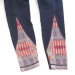 prAna Costas yoga leggings black mesh detail wide waistband pocket M Photo 10