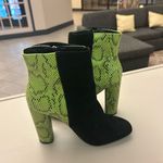Boots Elegant Black and Green Heeled Boots 10 Shoedazzle great shape Photo 7