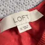 Loft Orange Short Sleeve Double Bow Back Sweater Tank Top Size XLarge EUC Photo 1