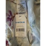 Time & Tru Kimono Sheer Dotted Floral Front Tie Coverup Beachy Size Small NEW Photo 4