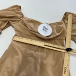 Princess Polly  Dress Womens 2‎ Beige Lillie Long Sleeve Mini Balloon Sleeve Photo 8