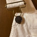 Faherty white corduroy overalls Photo 4