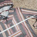 Wall Flower Hoodie Sweater Womens Large Striped Boho Pullover Pocket Pink Photo 5