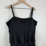 Cacique Swim By Ruffled Tankini Swimsuit Top Women Plus 26 Shelf Bra Beach NWT Photo 1