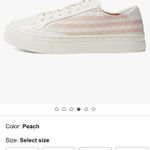 Soludos  womens Check‎ Mate Ibiza Platform Sneaker Peach Womens size 11 Photo 2