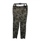 Banana Republic Trousers Women's Size 4 30x30 Pants green camo silky Ryan DGD-C Photo 1