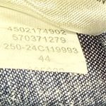 Chico’s BRUSHED PETALS CHAMBRAY BLUE MIDI SHIRT DRESS v neck collared ruffle sle Size XL Photo 5