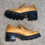 Sorel  Joan Now City‎ Loafer Chunky Platform Canyon Gold Black 9 Photo 3