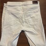 Hollister  white high-rise super skinny ripped jeans Photo 4