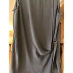 Lush Clothing LUSH‎ Navy Blue Long Sleeveless Tunic Blouse Size S Photo 4