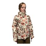 Liquid Boardwear ski jacket in cream & floral with removable hood size XS White Photo 12