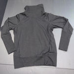 Lululemon Turtleneck Athletic Gym Preppy Athleisure Lounge Black Blouse Size 6 Photo 2