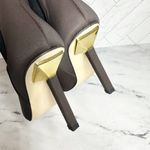 Good American High Kickstand Neoprene Chocolate Brown Ankle Boots Size 8.5 Photo 6