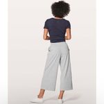 Lululemon Can You Feel The Pleat Crop *21" Gray Size 4 Photo 2