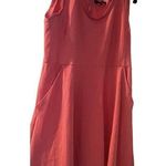 Banana Republic  Stretch Perfect Pocket Dress Pastel Kissed Coral Size 16 Tall Photo 0
