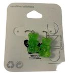 Icing  Gummy Bear Earrings Green Photo 0