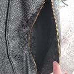 Black Faux Vegan Leather Backpack Applique Heart Lips Eye Flower Kidcore‎ Funky Photo 9