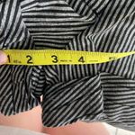 3.1 Phillip Lim Black Linen Blend Pinstripe High-Rise Paper Bag Shorts Size 8 Photo 3