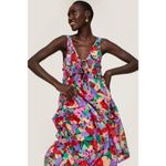 Nicholas Myla Multicolor Floral Print Silk Blend Tie V Photo 12