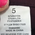 Love Fire Burgundy Straight Jeans Size 5 NWOT Red Photo 15