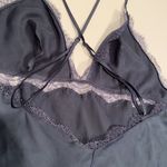 Victoria's Secret night gown lace trim L purple Photo 5