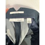 Halogen  Taylor Fit Pants 8 Navy Pinstripe Stretch Trouser Career Office Chic Photo 2