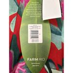 Farm Rio  Women’s Summer Foliage Linen Minidress Sz Small New w/tag Photo 3
