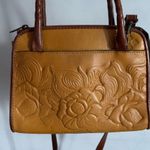 Patricia Nash Tooled Leather Satchel Crossbody Bag Photo 1