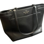 Kate Spade  Staci BLACK Saffiano Leather Tote Bag‎ Purse Handbag Computer Travel Photo 0