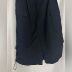 Aeropostale  Parachute Cargo Y2K Maxi Black Skirt Drawstring Hem XS NWT Photo 5