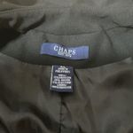 CHAPS Black Ruffled Collar Vest Womens Size XL Button Front Sleeveless Photo 2