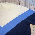 Aerie Offline Colorblock Mock Neck Sweater Pullover Blue White Womens L Cozy Size undefined Photo 7