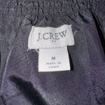 J.Crew  Black Gold Dot Sheer Puff Sleeve Smocked Neck Blouse Top Size M Photo 4