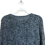 Cuddl Duds  Top Womens Large Multicolor Paisley Print Stretch Blouse Ladies Photo 1