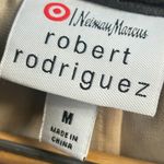 Robert Rodriguez  Black Ruffled V Neck Sleeveless medium Peplum Top Photo 7