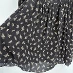 Altar'd State Altar’d State Black Puff Long Party Casual Sleeve Midi Square Neck Dress Small Photo 5