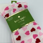 Kate Spade New York Pink White Red Hearts Crew Socks 3 Pairs Per Pack Photo 1