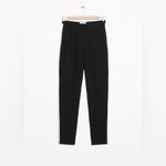& Other Stories & OTHER STORIES Grosgrain Side Panel Trousers In Black Photo 3
