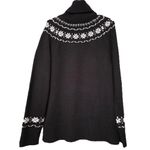 Dressbarn turtleneck sweater black white NWT Size M Photo 1