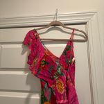 Farm Rio  Mixed Flowery Ruffle One Sholder dress size XS Photo 7