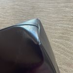 Lauren Ralph Lauren Tate black pebbled leather medium tote bag Photo 15